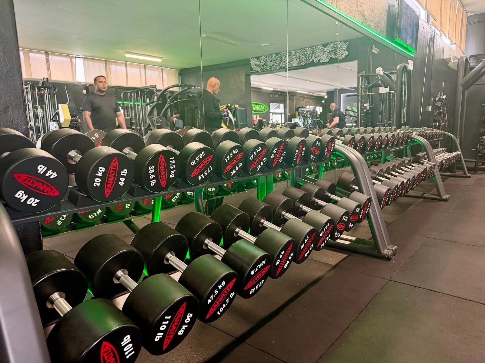 La rastrelliera dei manubri Panatta fino a 50 kg