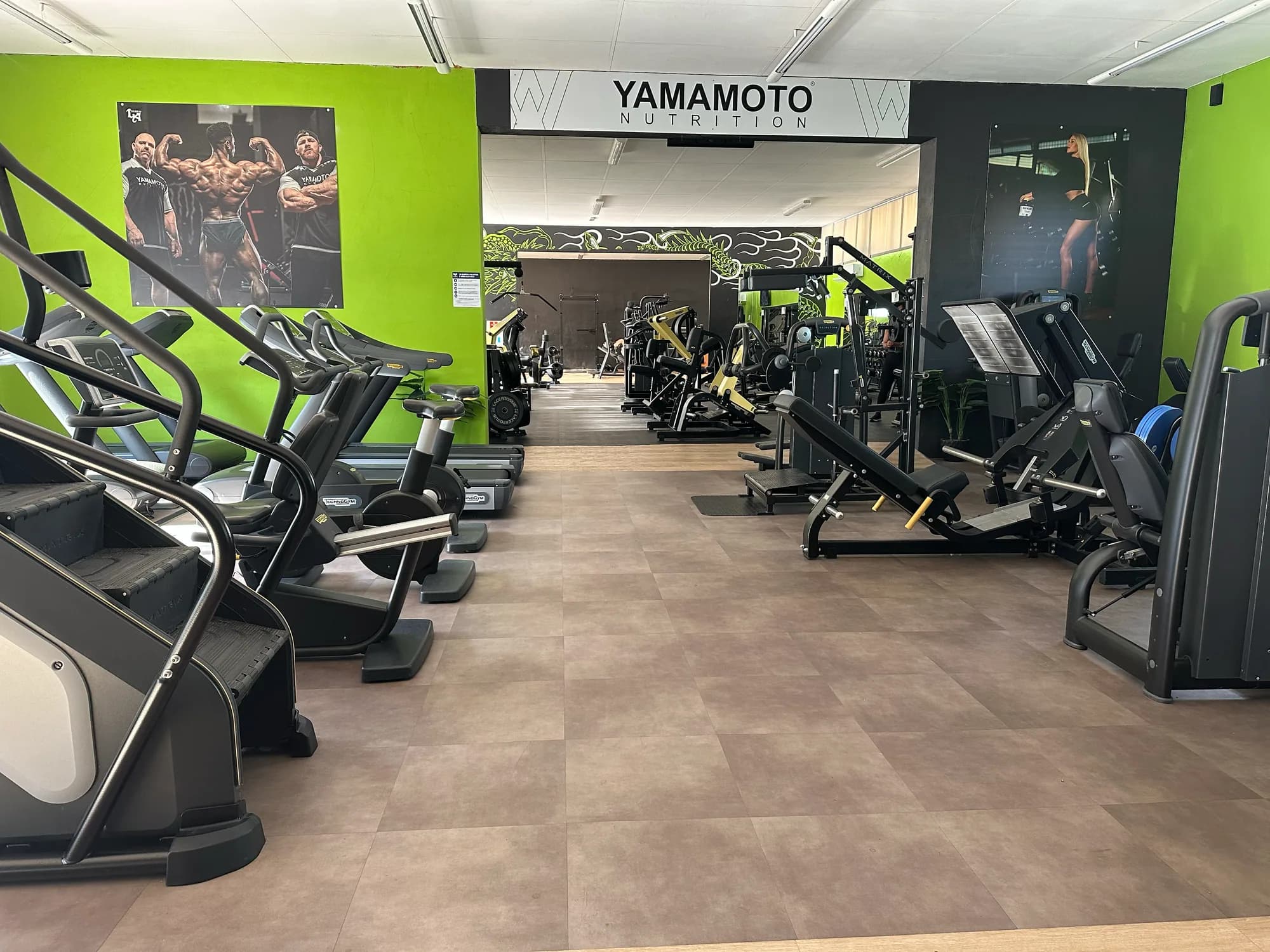 La sala attrezzi della New Era Fitness
